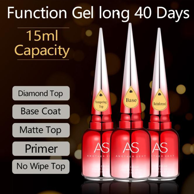 Gel Top Coat - AS 15 мл Гель-лак для ногтей