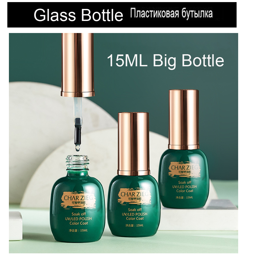 Gel Top Coat - Гель-лак для ногтей, 15 мл, полуперманентный