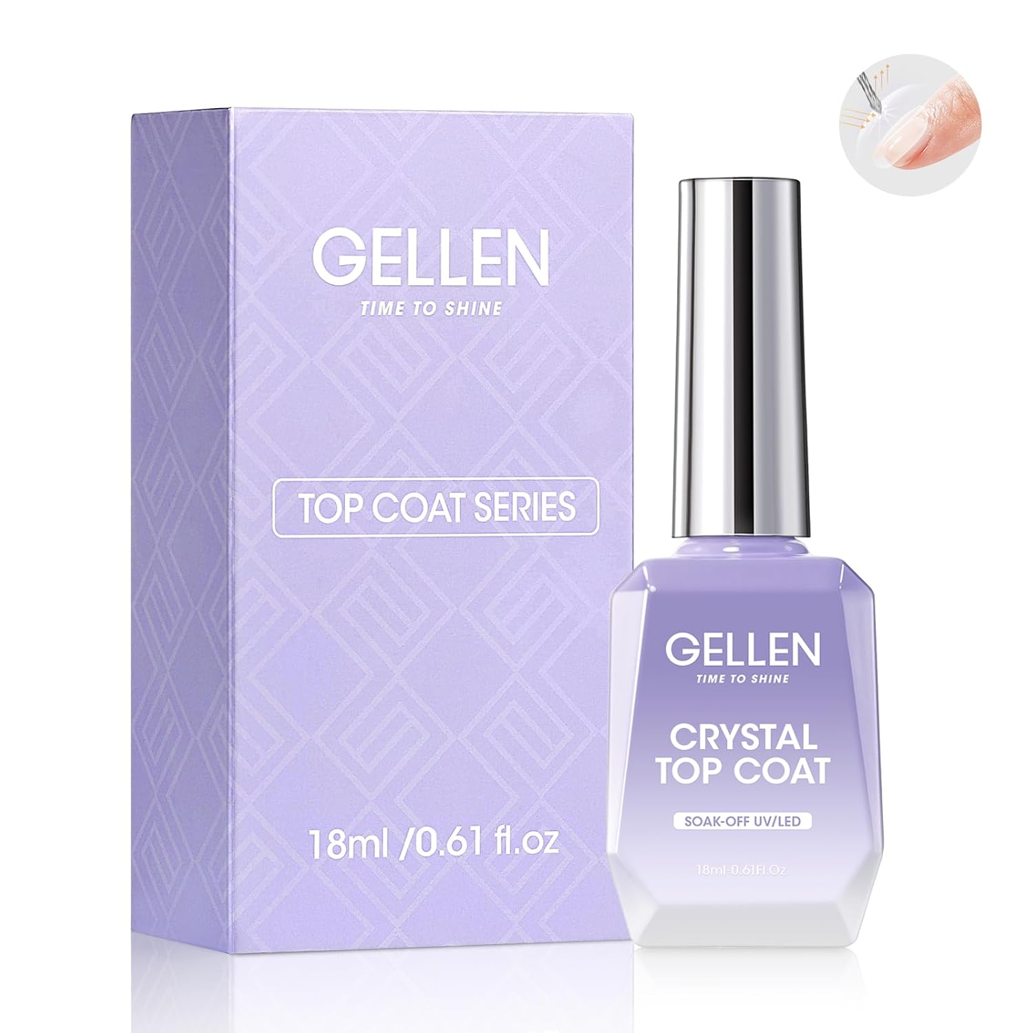 GELLEN Гель для ногтей Верхнее – обзор и цена Gel Top Coat