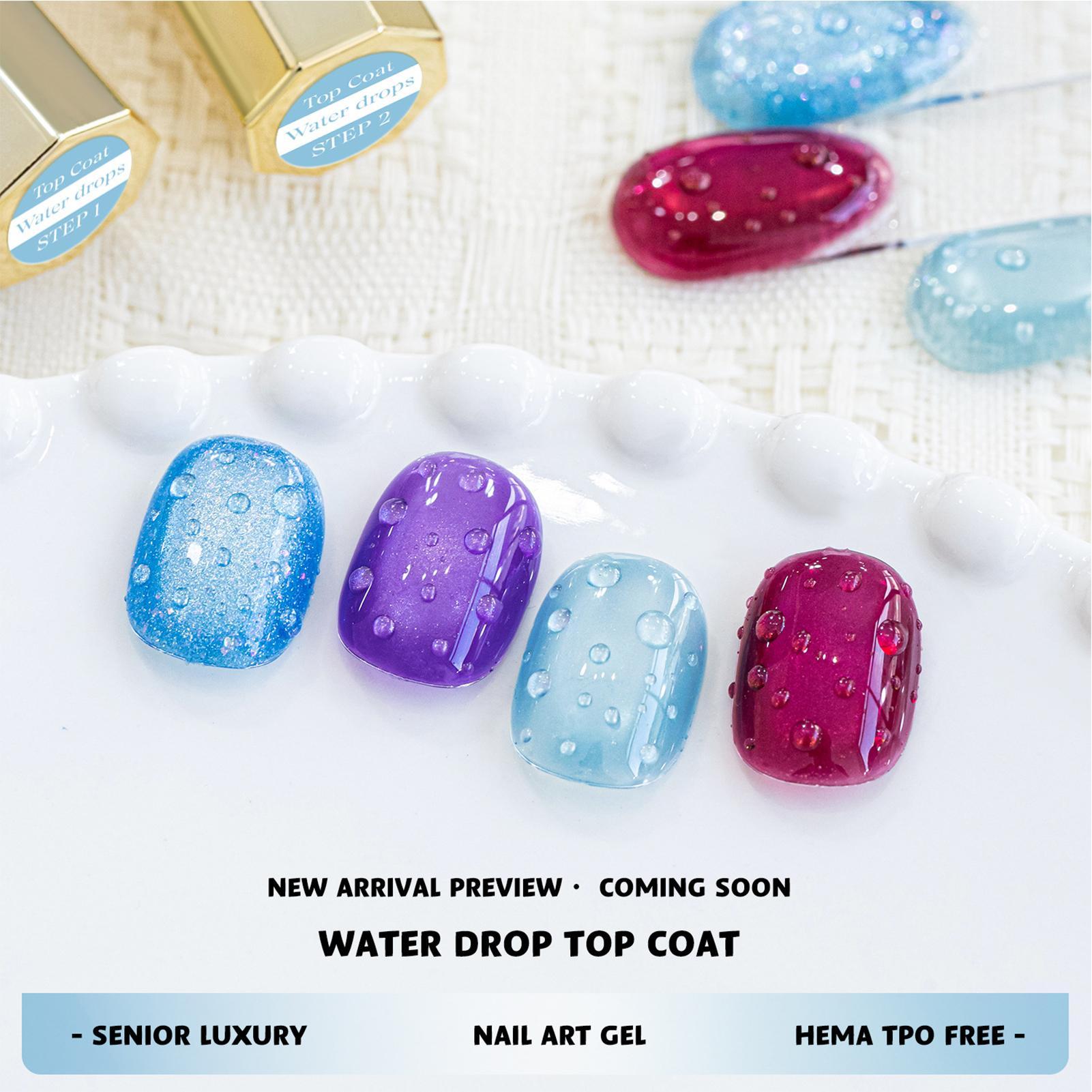 Гель-лак для ногтей Water Drop – обзор и цена Gel Top Coat