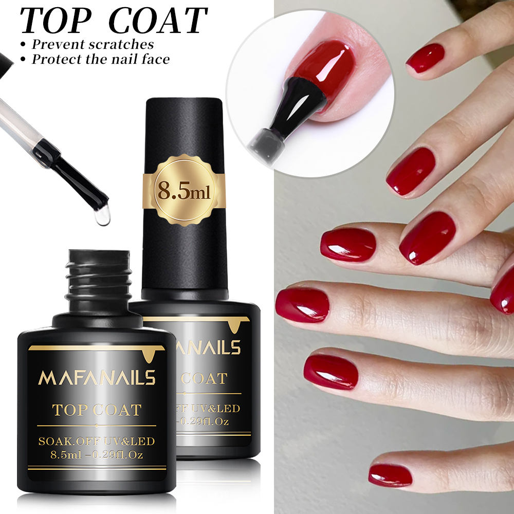 Набор из 2 прозрачных гелевых  – обзор и цена Gel Top Coat
