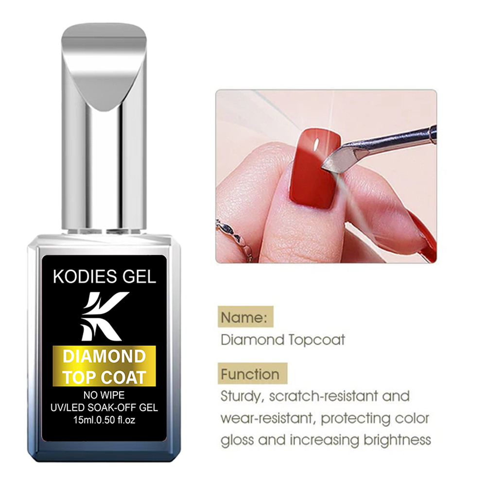 KODIES GEL Diamond Верхнее пок – обзор и цена Gel Top Coat